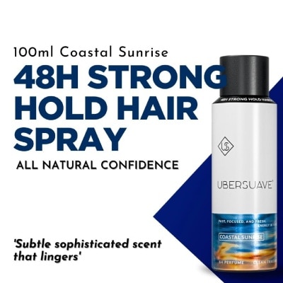 UBERSUAVE - 48H Strong Hold Hair Spray Coastal Sunrise 100ml