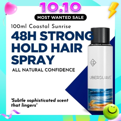 UBERSUAVE 48H Strong Hold Hair Spray Coastal Sunrise 100ml image