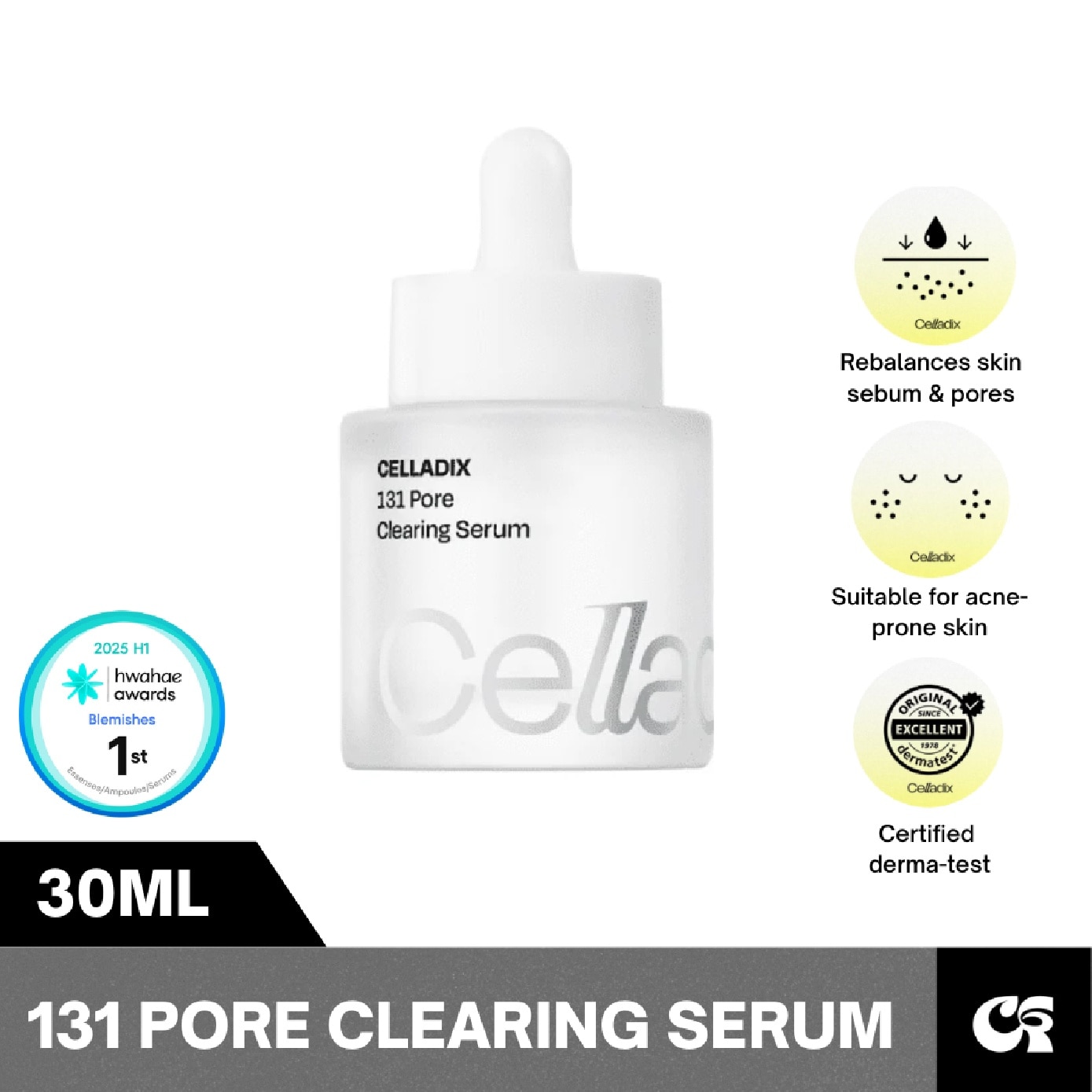 LAÊSSE glass skin clear serum 30ml Cleask | Face Serum for Glass Skin Hydrating & Brightening Formula