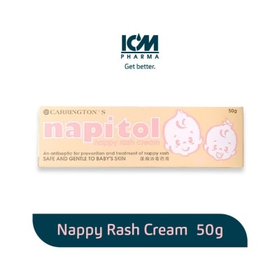 ICM - Pharma Napitol Nappy Rash Cream (Safe & Gentle To Baby's Skin) 50g