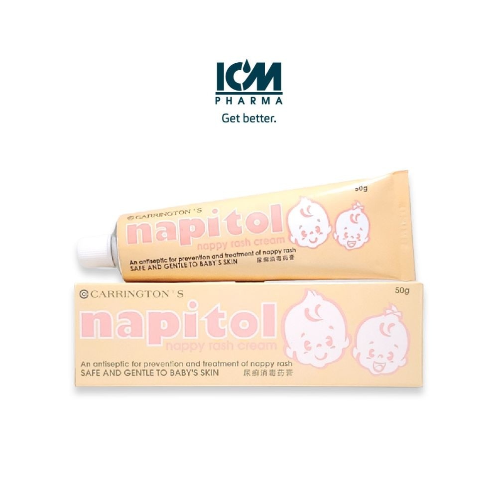 Pharma Napitol Nappy Rash Cream (Safe & Gentle To Baby's Skin) 50g