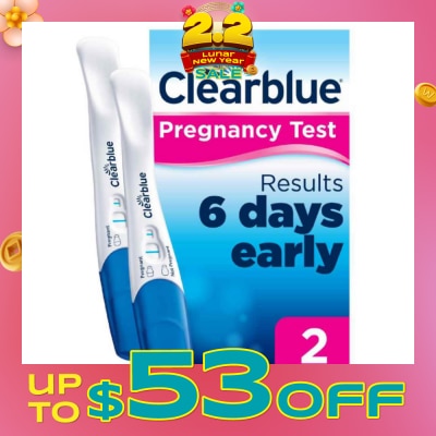 CLEARBLUE Ultra Early Pregnancy Test Twinpack (Results 6 Days Early) 2s