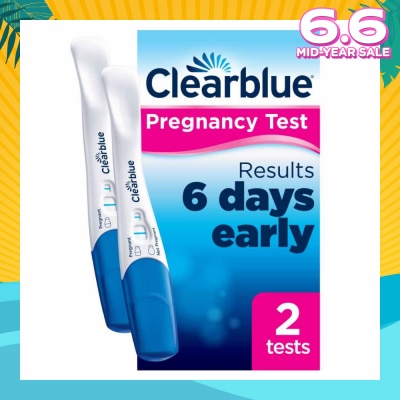 CLEARBLUE Ultra Early Pregnancy Test Twinpack (Results 6 Days Early) 2s