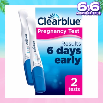 CLEARBLUE Ultra Early Pregnancy Test Twinpack (Results 6 Days Early) 2s