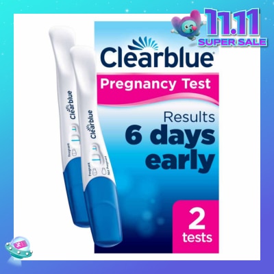 CLEARBLUE Ultra Early Pregnancy Test Twinpack (Results 6 Days Early) 2s