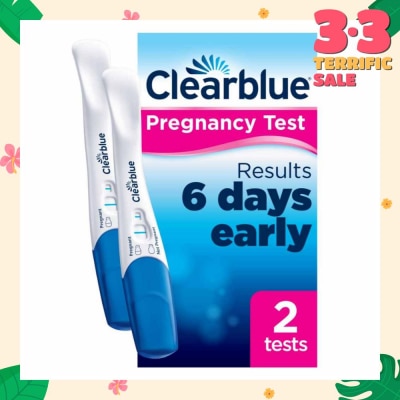 CLEARBLUE Ultra Early Pregnancy Test Twinpack (Results 6 Days Early) 2s