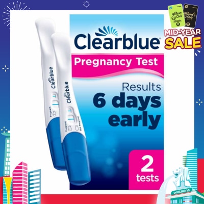 CLEARBLUE Ultra Early Pregnancy Test Twinpack (Results 6 Days Early) 2s