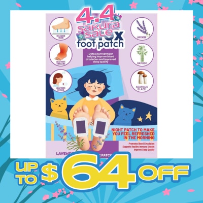 AF MEDI - Detox Foot Patch Lavender (Helping Improve Blood Circulation & Improved Sleep Quality) 10s