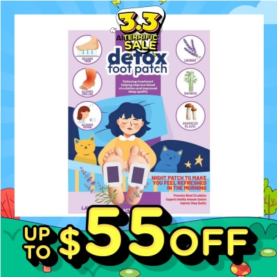 AF MEDI Detox Foot Patch Lavender (Helping Improve Blood Circulation & Improved Sleep Quality) 10s