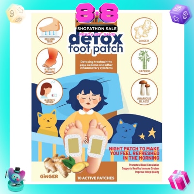 AF MEDI - Detox Foot Patch Ginger (To Ease Oedema & Other Inflammatory Symtoms) 10s