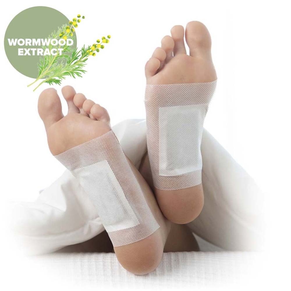 Detox Foot Patch Wormwood (To Improve Blood Circulation & Drawing Out Excess Toxin From Body) 10s