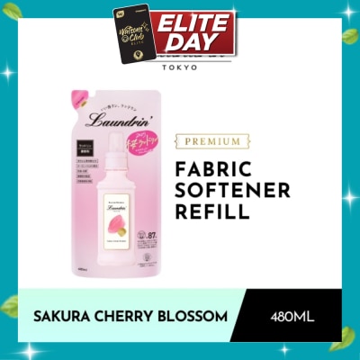 LAUNDRIN Laundry Fabric Softener Sakura Cherry Blossom Refill 480ml image