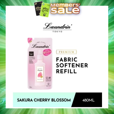 LAUNDRIN - Laundry Fabric Softener Sakura Cherry Blossom Refill 480ml