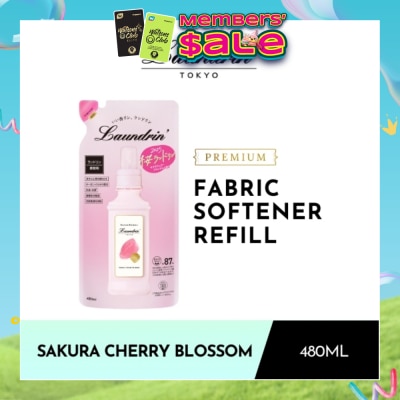 LAUNDRIN - Laundry Fabric Softener Sakura Cherry Blossom Refill 480ml