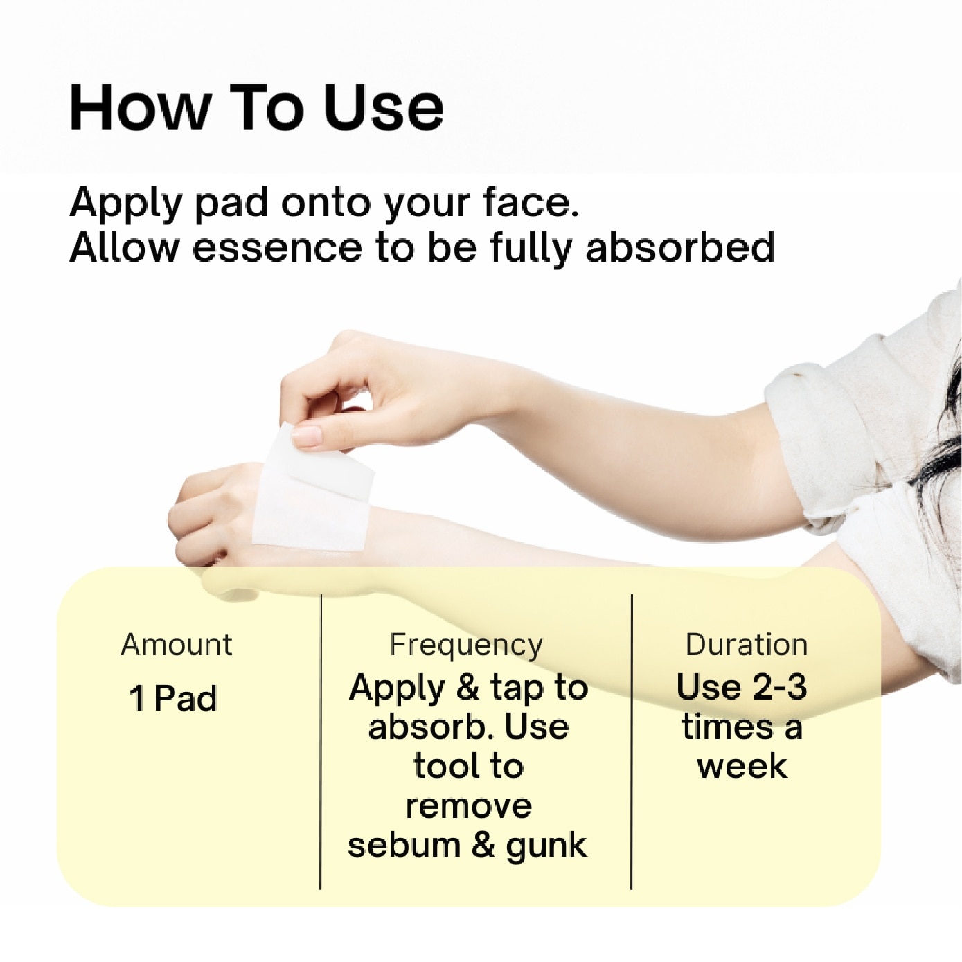 Trouble Sebum Softening LHA Pad 30s With Tool