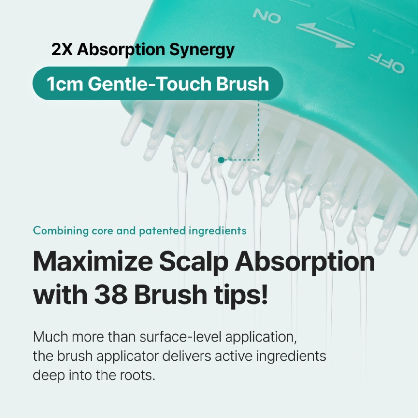 Scalp:Turn Cica PDRN Brush Hair Ampoule 100ml