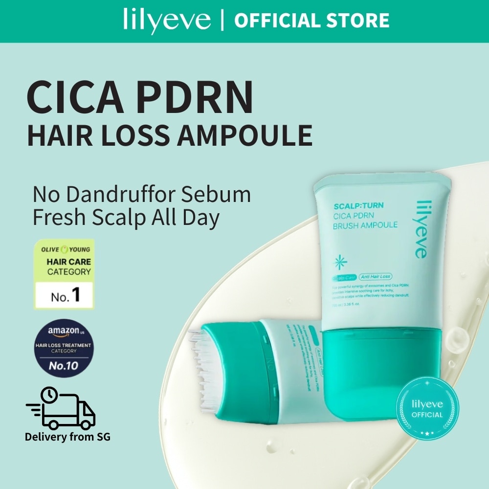 Scalp:Turn Cica PDRN Brush Hair Ampoule 100ml