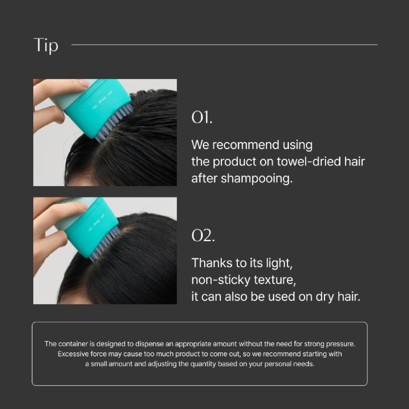 Scalp:Turn Cica PDRN Brush Hair Ampoule 100ml