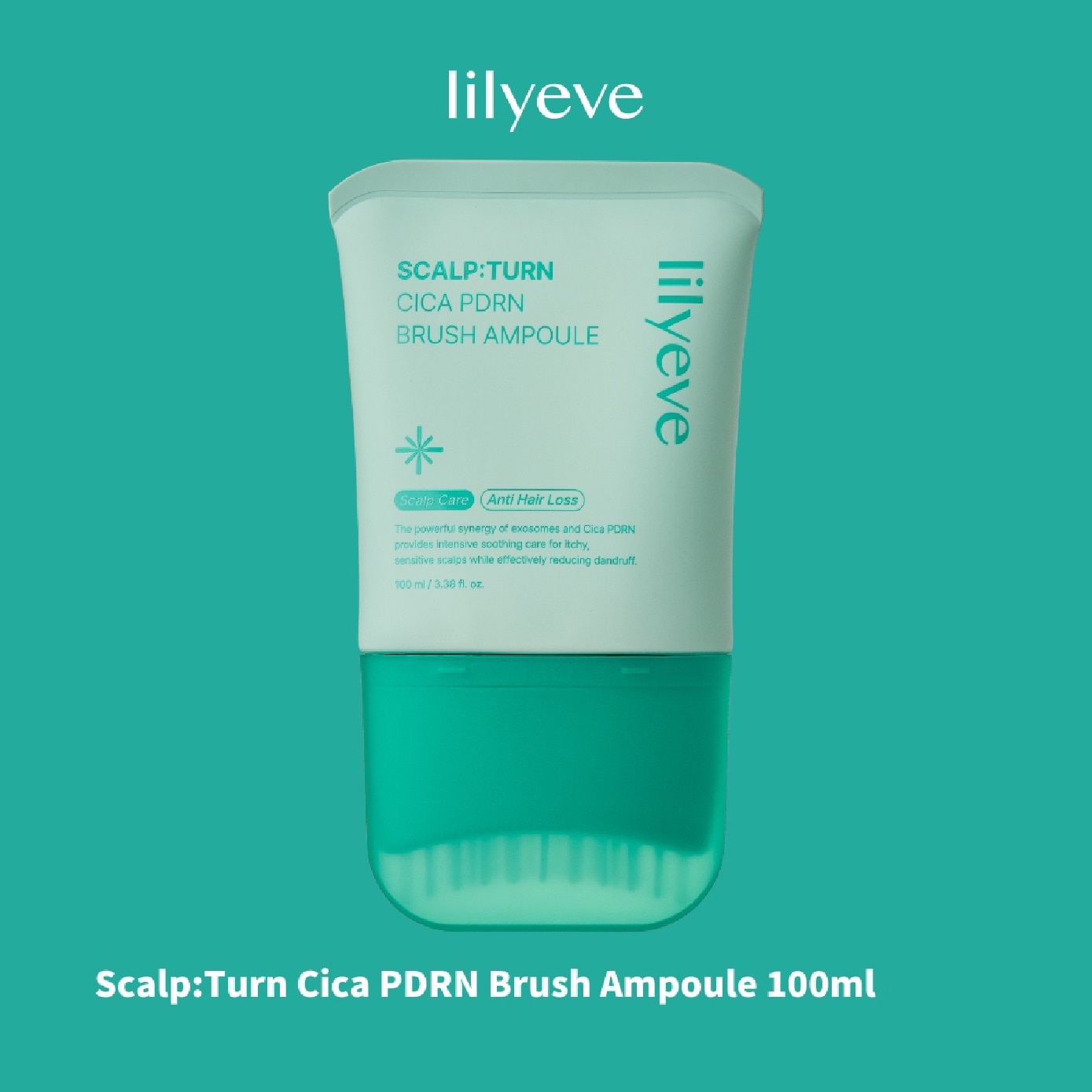 Scalp:Turn Cica PDRN Brush Hair Ampoule 100ml