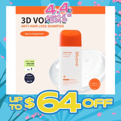 LILYEVE - Grow:Turn Anti-Hair Loss 3D Volume Shampoo 200ml