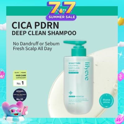 LILYEVE - Scalp:Turn Cica PDRN Deep Clean Shampoo 500ml