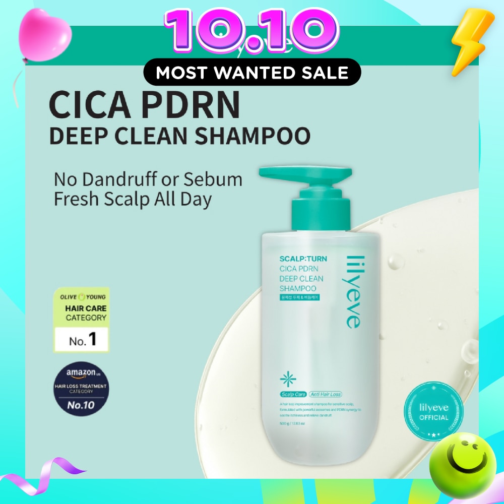 Scalp:Turn Cica PDRN Deep Clean Shampoo 500ml image