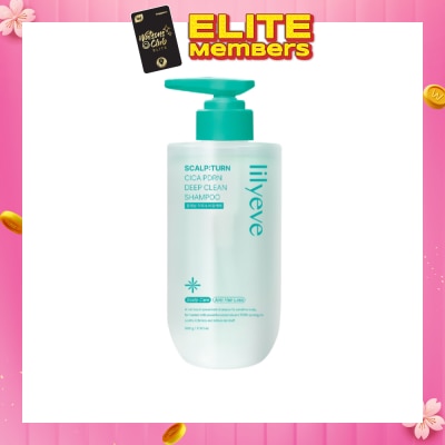LILYEVE Scalp:Turn Cica PDRN Deep Clean Shampoo 500ml