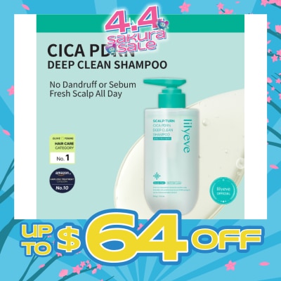 LILYEVE - Scalp:Turn Cica PDRN Deep Clean Shampoo 500ml