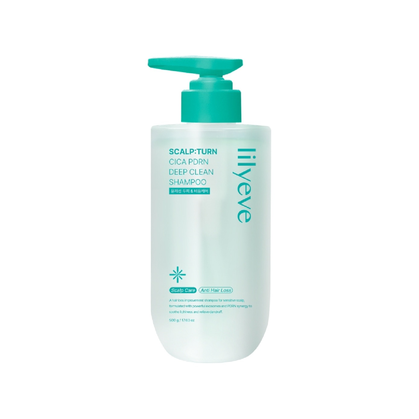 Scalp:Turn Cica PDRN Deep Clean Shampoo 500ml