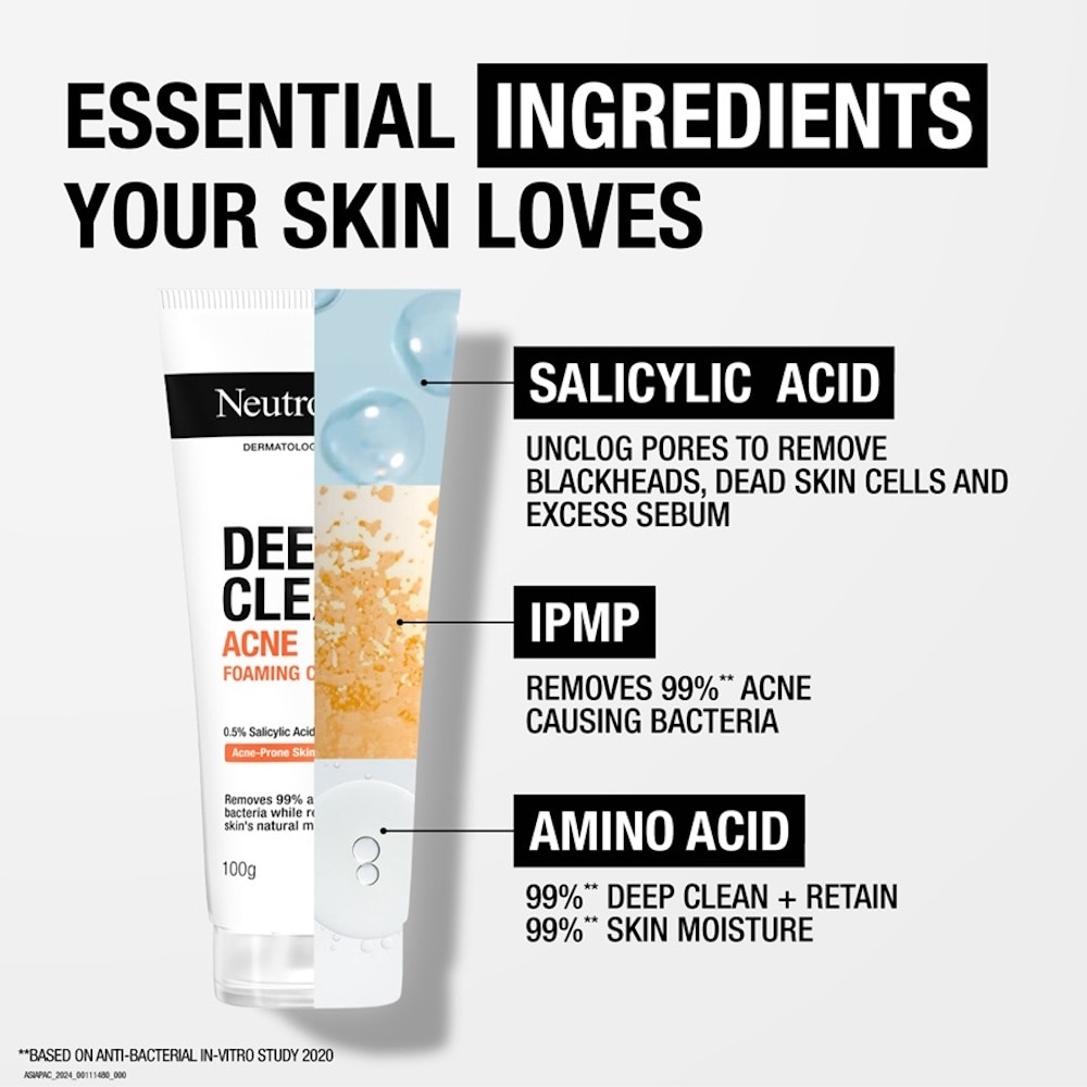 Deep Clean Acne Foaming Cleanser (For Acne Prone Skin)100g