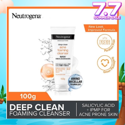 NEUTROGENA Deep Clean Acne Foaming Cleanser (For Acne Prone Skin)100g