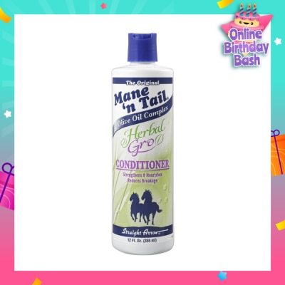 MANE 'N TAIL The Original Olive Oil Complex Herbal Gro Conditioner 355ml