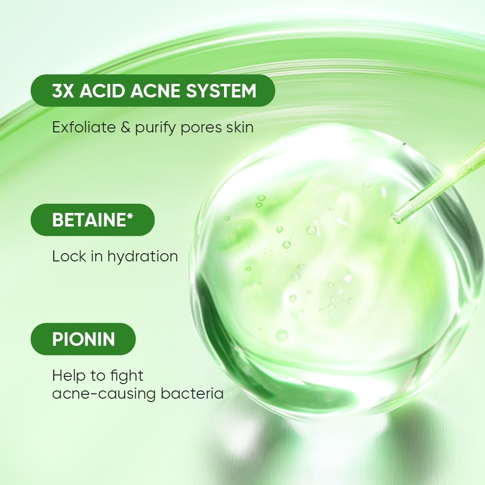 3X Acid Acne Gel Cleanser (To Cleans Pores & Excess Sebums, Hydrates Skin & Refreshes) 120ml