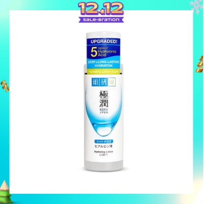 HADA LABO Hydrating Lotion Light (5HA + Improves Skin Elasticity & Promotes Healthy Radiant Skin) 170ml