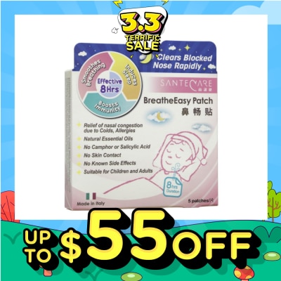SANTECARE BreatheEasy Patch 5s