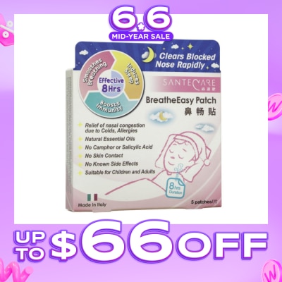 SANTECARE - BreatheEasy Patch 5s