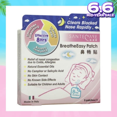 SANTECARE BreatheEasy Patch 5s