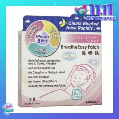 SANTECARE BreatheEasy Patch 5s