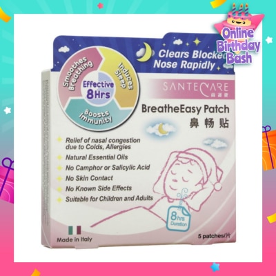 SANTECARE BreatheEasy Patch 5s