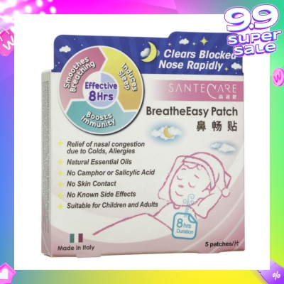 SANTECARE BreatheEasy Patch 5s