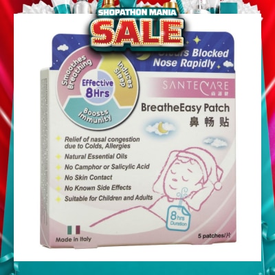 SANTECARE - BreatheEasy Patch 5s