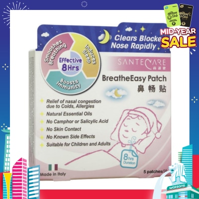 SANTECARE BreatheEasy Patch 5s