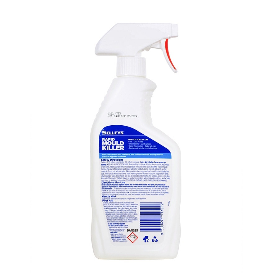 Rapid Mould Killer Destroys Mould 500ml