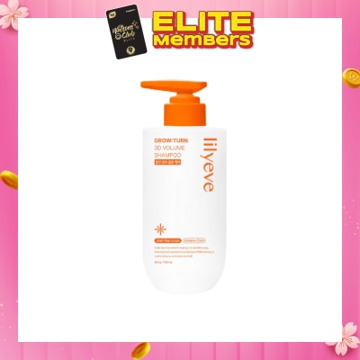 LILYEVE Grow:Turn Anti-Hair Loss 3D Volume Shampoo 500ml