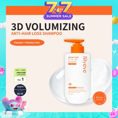 LILYEVE - Grow:Turn Anti-Hair Loss 3D Volume Shampoo 500ml