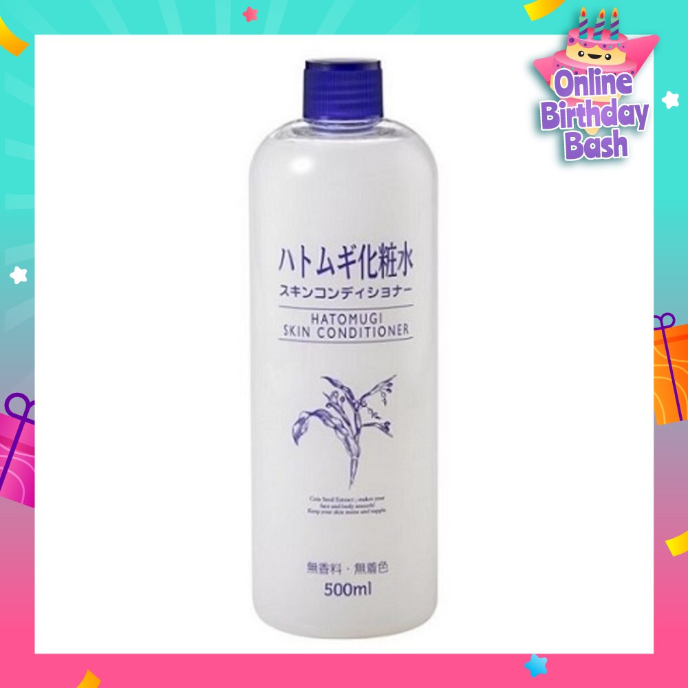 Hatomugi Skin Conditioner Lotion (Light & Non-Sticky Formula + Hydrate Skin) 500ml