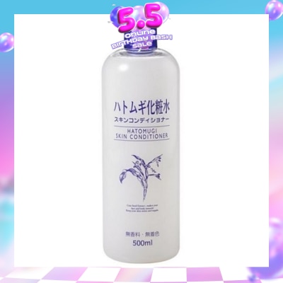 NATURIE - Hatomugi Skin Conditioner Lotion (Light & Non-Sticky Formula + Hydrate Skin) 500ml