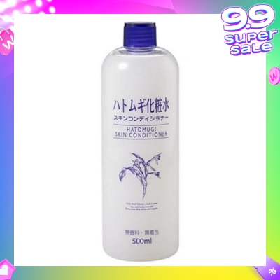 NATURIE Hatomugi Skin Conditioner Lotion (Light & Non-Sticky Formula + Hydrate Skin) 500ml