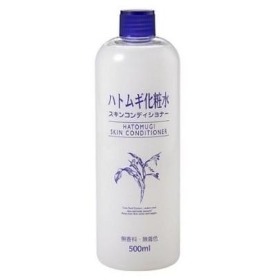 NATURIE Hatomugi Skin Conditioner Lotion (Light & Non-Sticky Formula + Hydrate Skin) 500ml