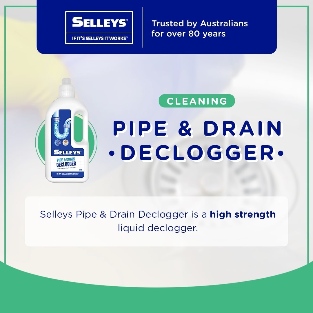 Pipe & Drain Declogger (Kills 99.9% Bacteria, Removes Odour, Dissolves Hair & Grease For Smooth Flowing Drainage) 800g